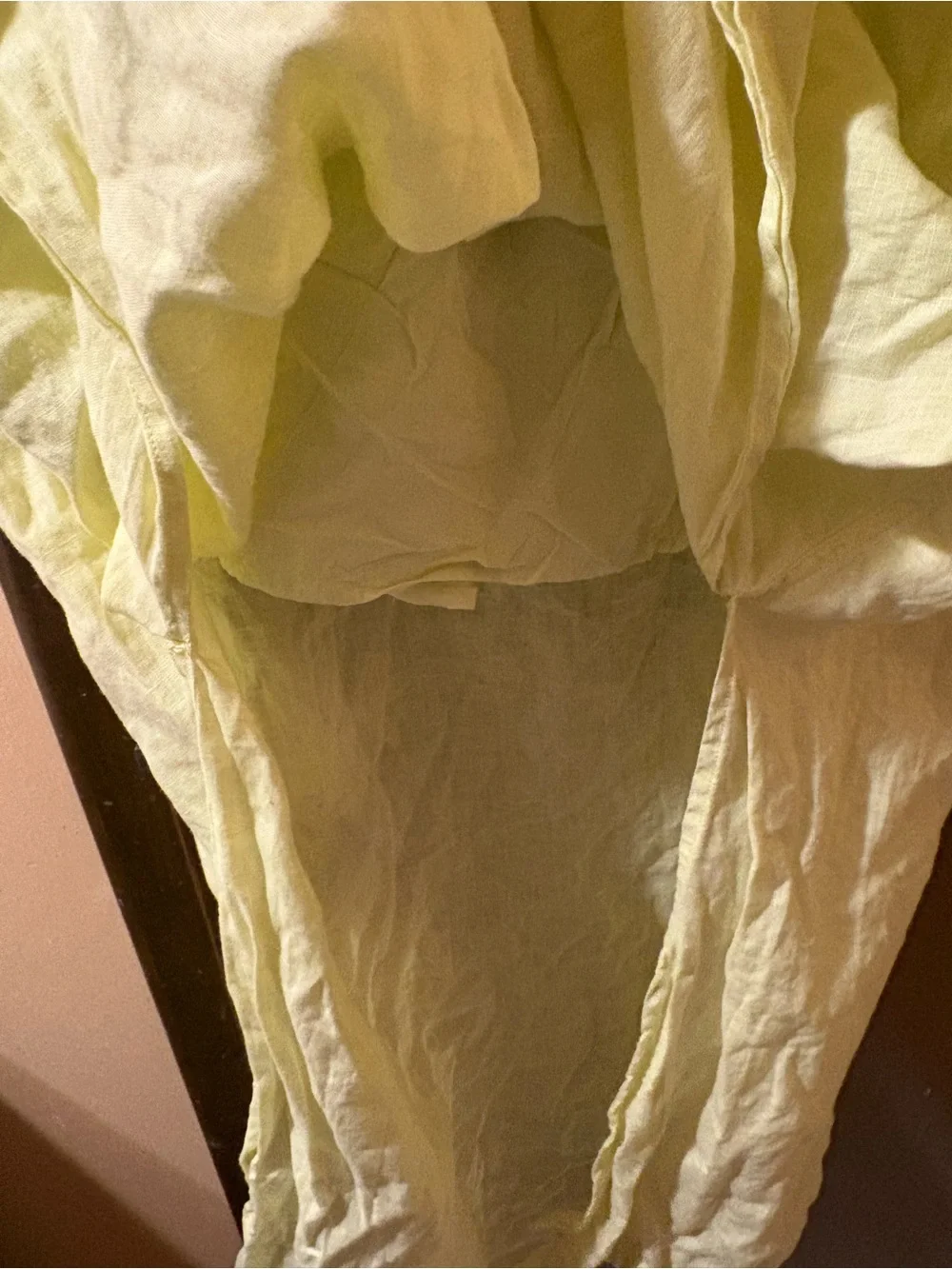 J. Crew Linen Cabana Maxi Dress in Yellow